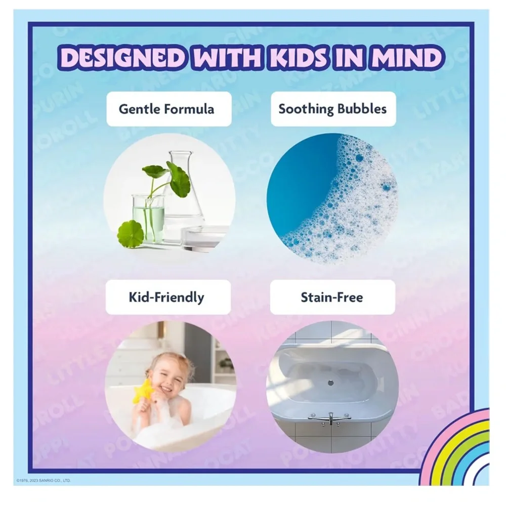 🆕 Hello Kitty and Friends Colorful Bath Bomb Trio